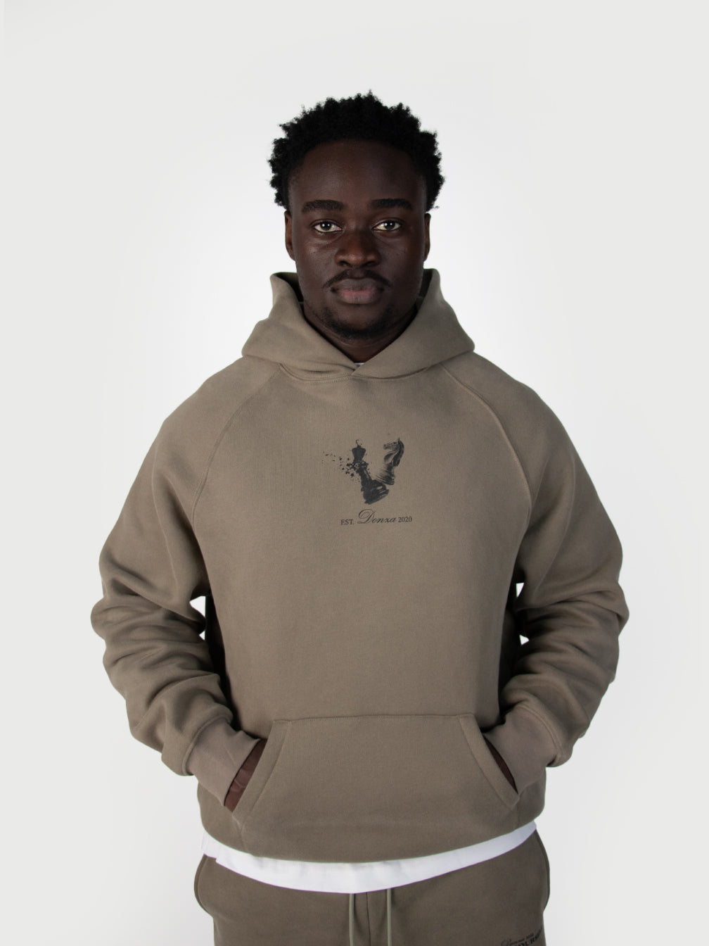 Donza Hoodie Tracksuit - Khaki