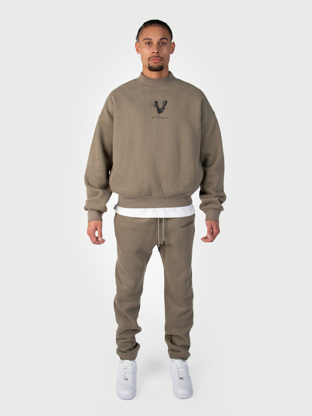 Donza Pullover-Trainingsanzug – Khaki