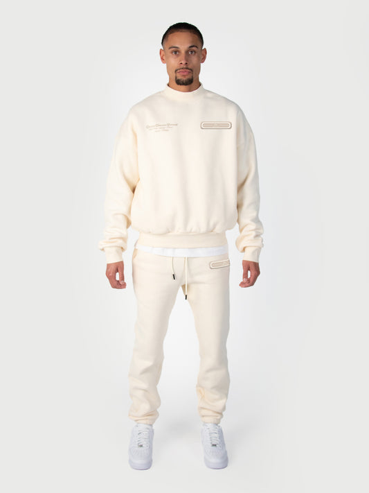 Donza Sweater Tracksuit - Beige