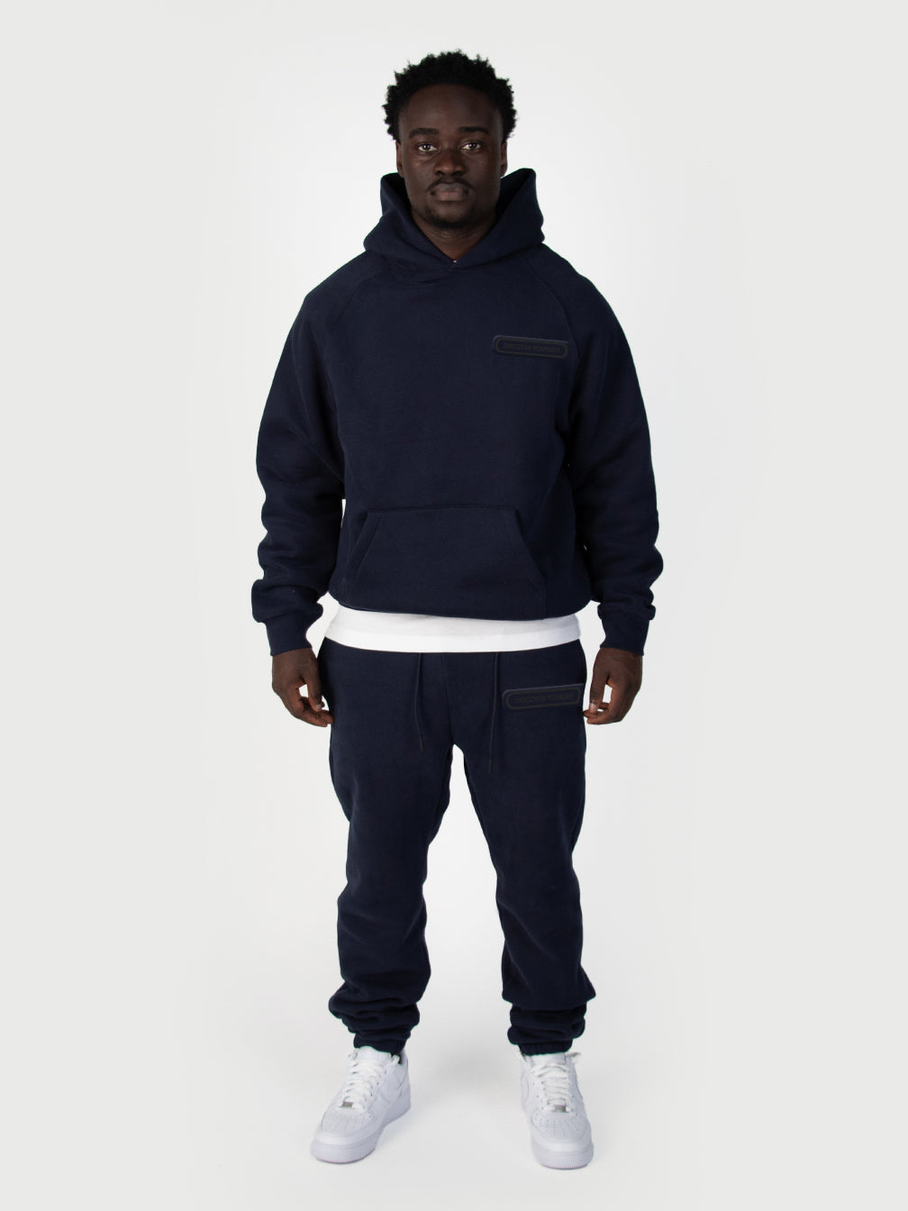 Donza Hoodie Tracksuit - Navy