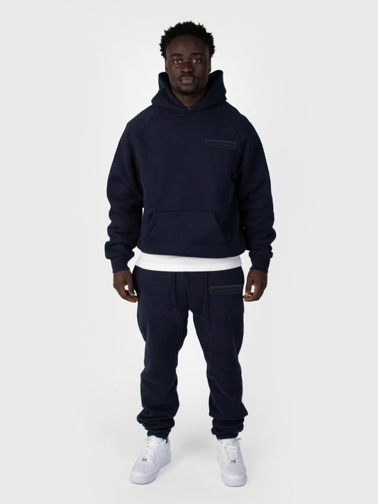 Donza Hoodie Tracksuit - Navy