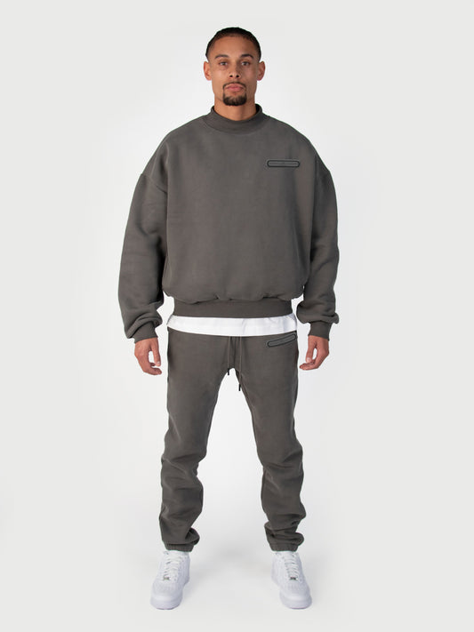 Donza Sweater Tracksuit - Grey