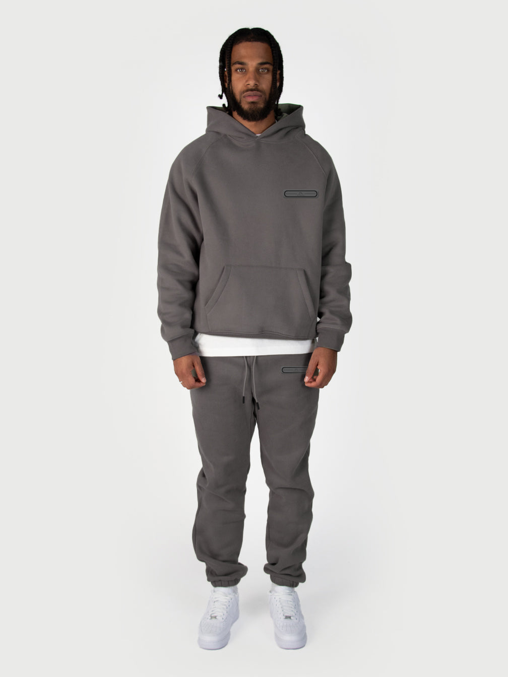 Donza Hoodie Tracksuit - Grey