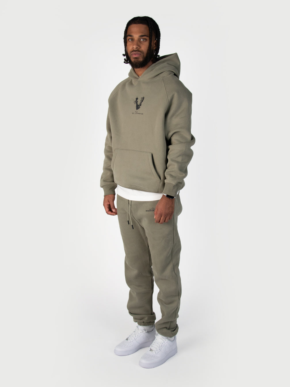 Donza Hoodie Tracksuit - Light Green