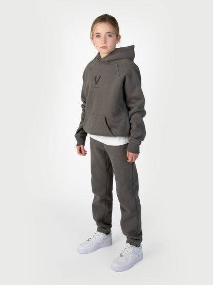 Donza Hoodie-Trainingsanzug – Kinder Grau